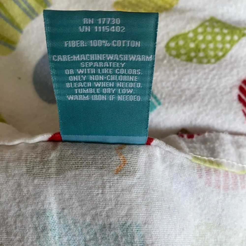 Target Flannel Stocking Design Bed Flat Top Sheet